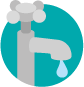 Leaking tap icon